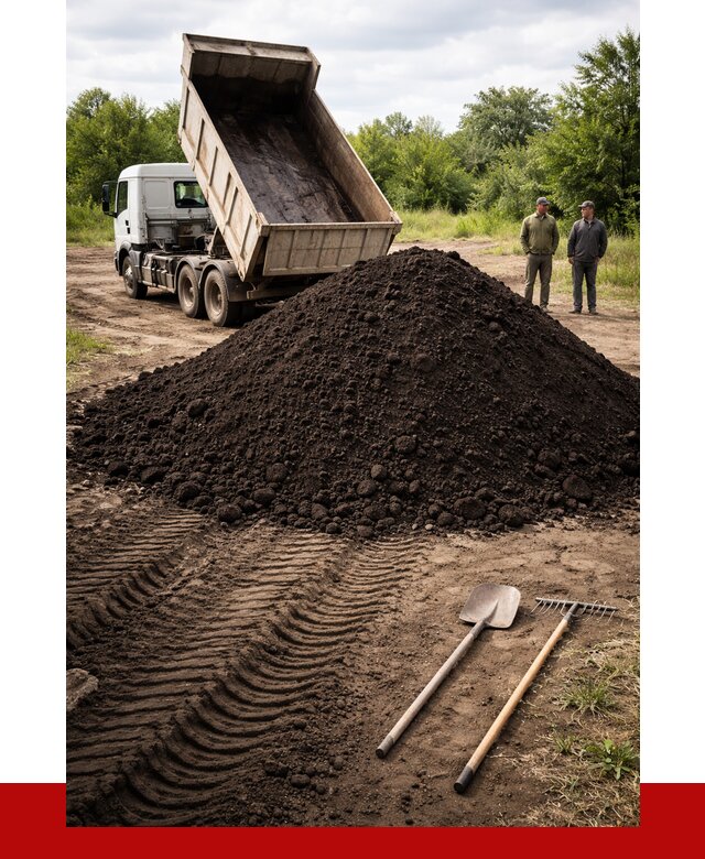Купить чернозем навалом в Мытищах от 1219 р. за куб | ПРОНЕРУДМтщ