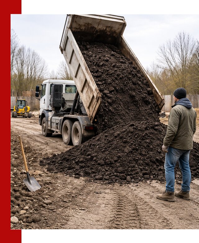 Доставка чернозема навалом в Мытищах быстро и выгодно