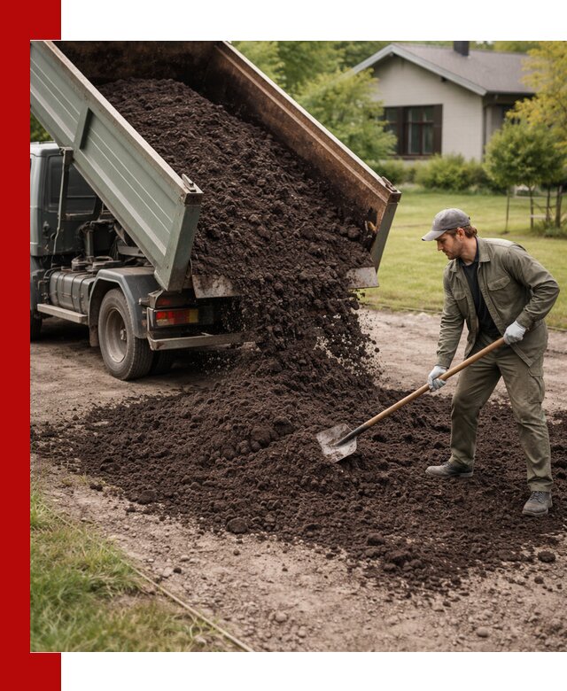 Чернозем для газона с доставкой в Мытищах быстро и качественно
