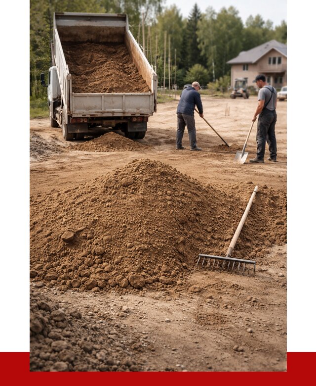 Суглинок для планировки в Мытищах с доставкой от 4265 р. | ПРОНЕРУДМтщ