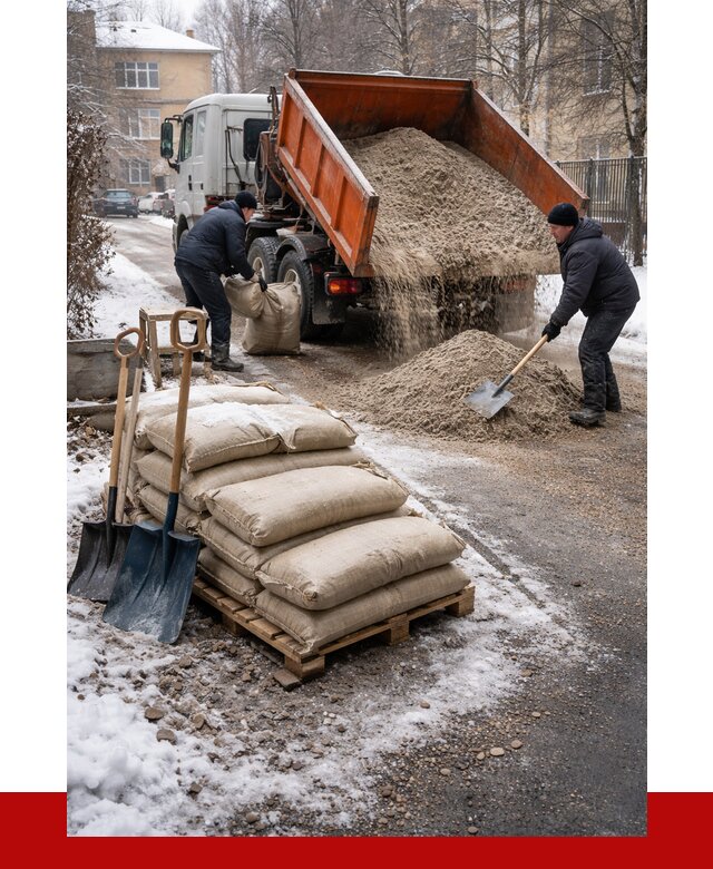 Противогололедные материалы оптом в Мытищах от 4265 р. | ПРОНЕРУДМтщ