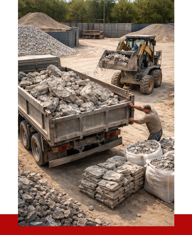 Купить бой бетона с доставкой в Мытищах от 4874 р. | ПРОНЕРУДМтщ