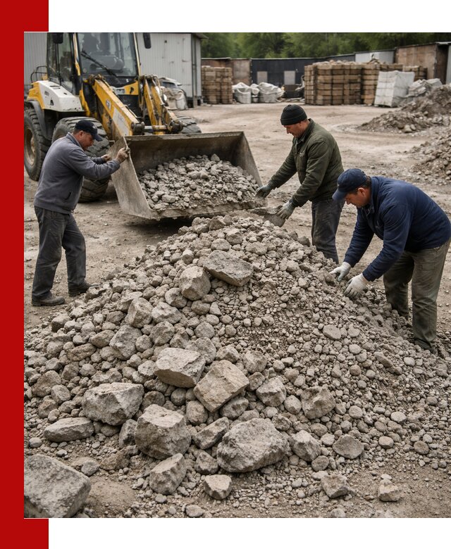 Демонтаж и вывоз бой бетона в Мытищах
