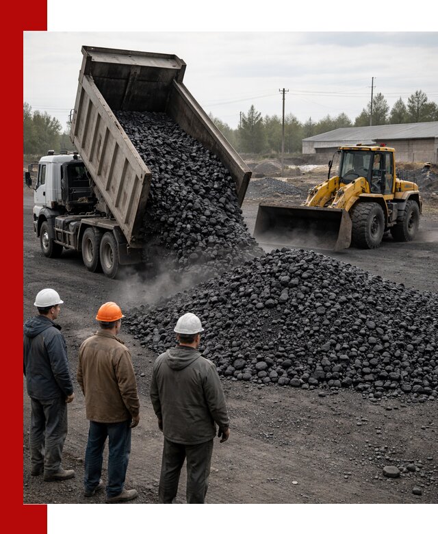 Доставка угля антрацита в Мытищах с самосвалами и погрузкой