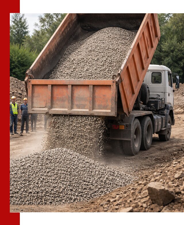 Доставка сыпучих материалов самосвалом в Мытищах быстро и надежно