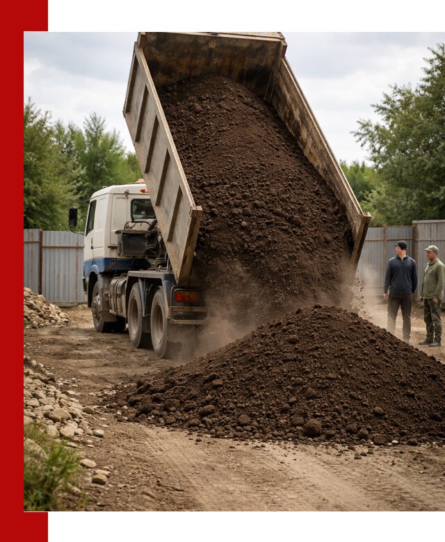 Доставка самосвалом 10 кубов в Мытищах быстро и надёжно