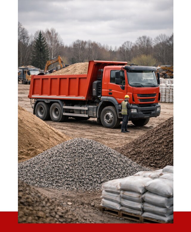Доставка самосвалом 25 кубов в Мытищах от 7616 р. | ПРОНЕРУДМтщ