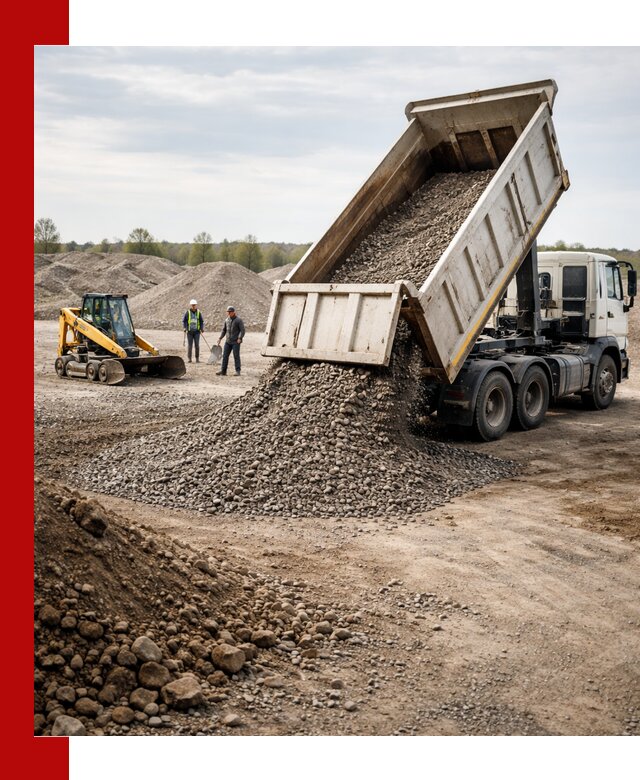 Доставка самосвалом 25 м³ в Мытищах быстро и надежно