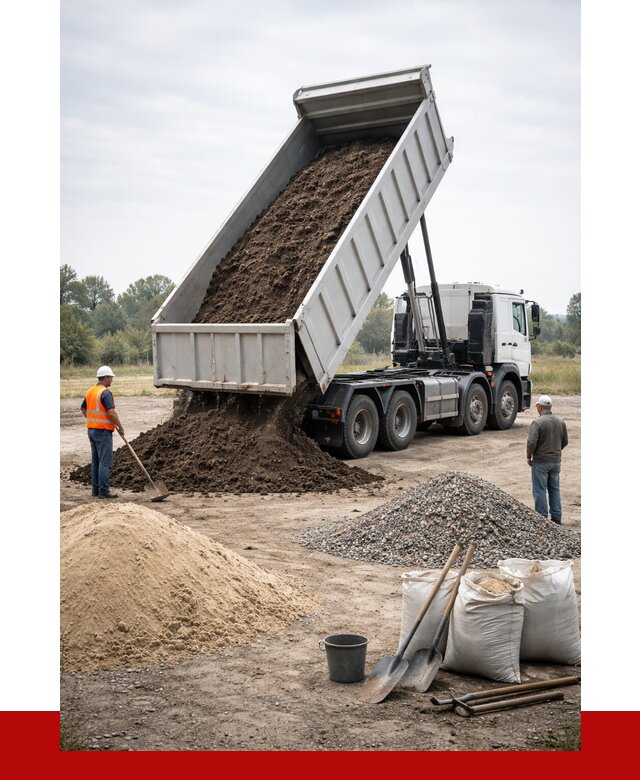 Доставка самосвалом 30 кубов в Мытищах от 8632 р. | ПРОНЕРУДМтщ