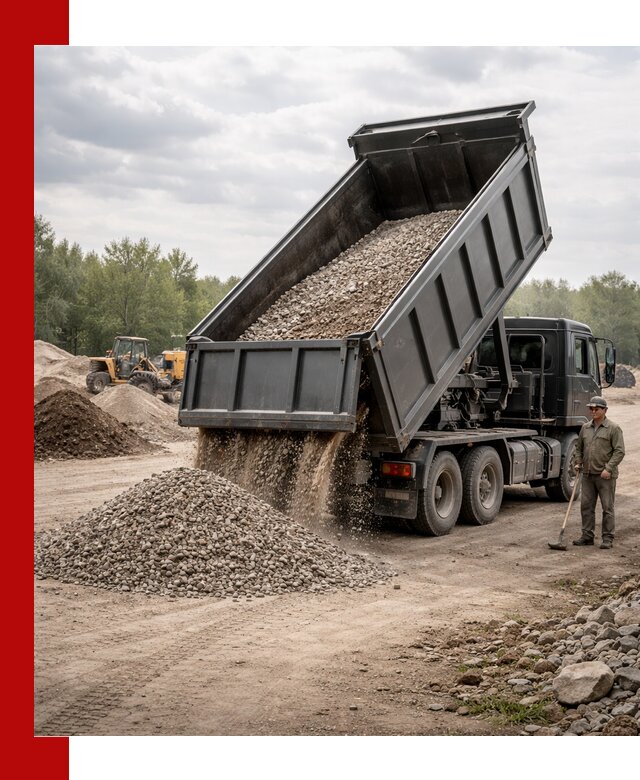 Доставка самосвалом 30 м3 по выгодным ценам в Мытищах