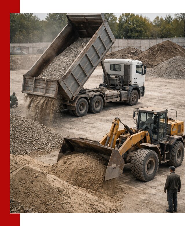 Перевозка сыпучих грузов самосвалами и бортовыми в Мытищах