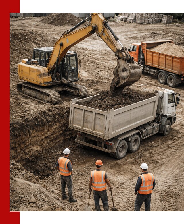 Разработка грунта для строительства и благоустройства в Мытищах