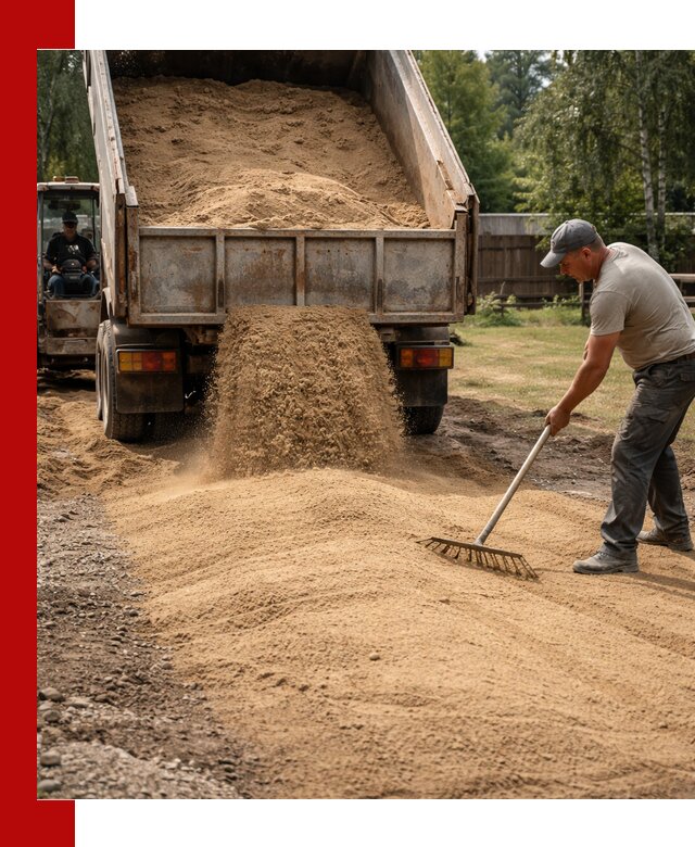 Отсыпка участка песком в Мытищах быстро и качественно