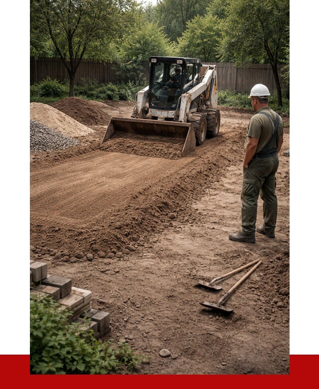 Выравнивание участка под ключ в Мытищах от 3554 р. | ПРОНЕРУДМтщ