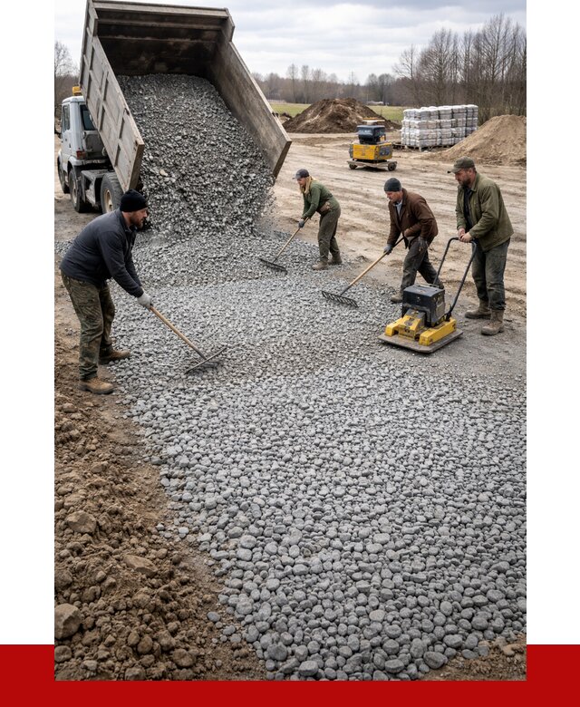 Устройство щебеночной подушки в Мытищах от 4570 р. ПРОНЕРУДМтщ